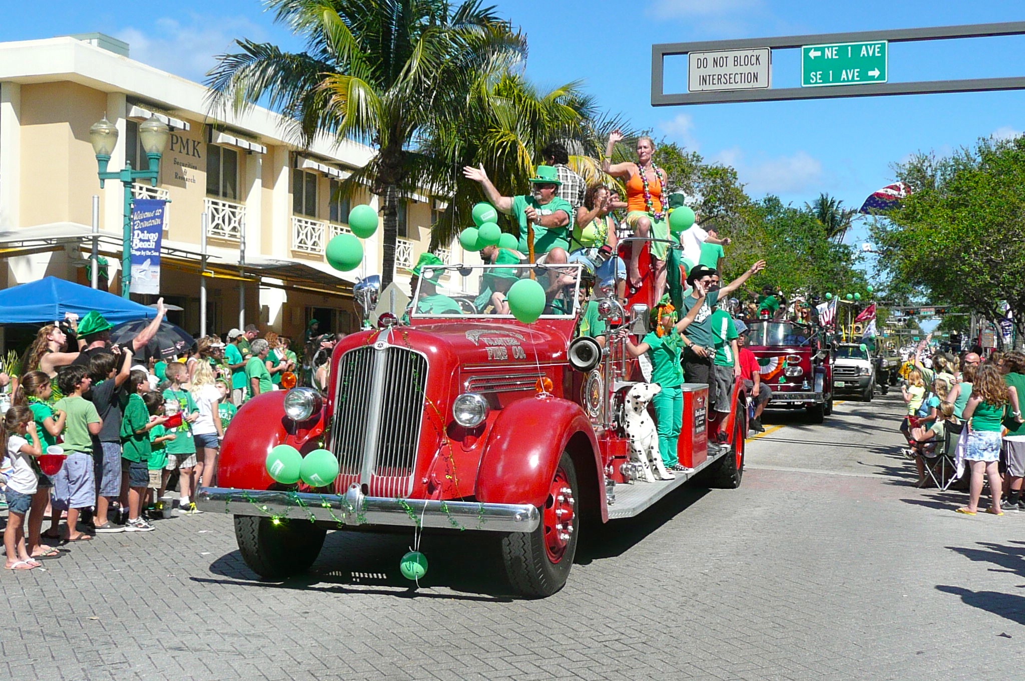 St. Patrick's Day Parade in Delray Beach, Florida